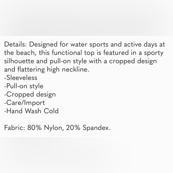 Acacia Swimwear Costa Top in Blue Amur Size XL NWT - Picture 4 of 15